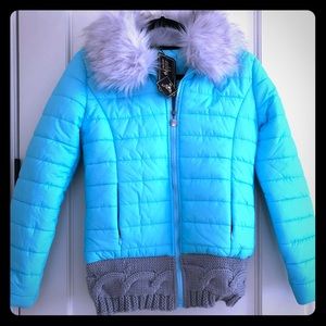 Military hippie winter jacket with tags